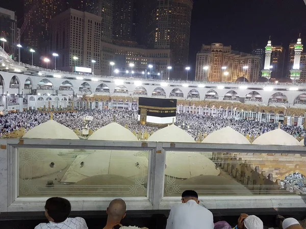 Mecca Saudi Arabien August 2019 Muslimische Pilger Aus Aller Welt — Stockfoto