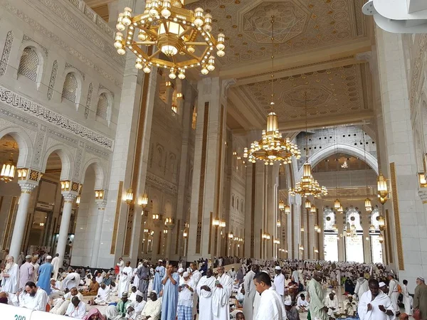 Mecca Saudi Arabia Augusti 2019 Muslimska Pilgrimer Från Hela Världen — Stockfoto