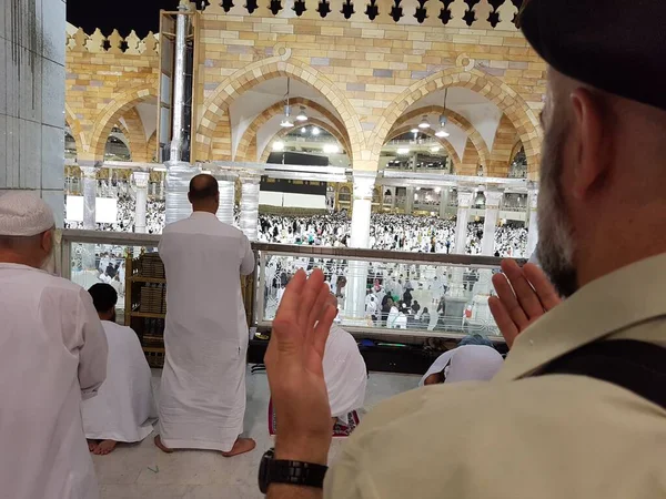 Mecca Arabia Saudita Agosto 2019 Peregrinos Musulmanes Todo Mundo Reunieron —  Fotos de Stock