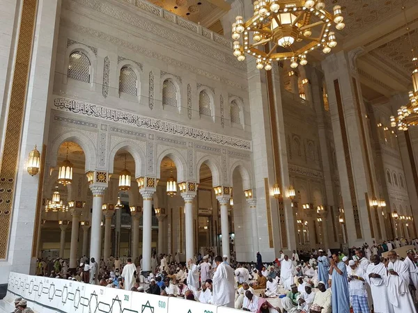 Mecca Saudi Arabia Sierpień 2019 Muzułmańscy Pielgrzymi Całego Świata Zebrali — Zdjęcie stockowe
