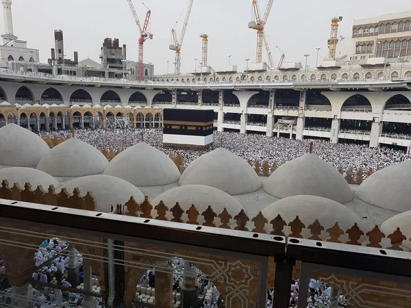 Mecca Arabia Saudita Agosto 2019 Peregrinos Musulmanes Todo Mundo Reunieron —  Fotos de Stock