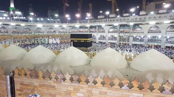 Mecca Saudi Arabia Srpen 2019 Muslimští Poutníci Celého Světa Sešli — Stock fotografie