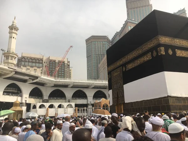 Mecca Saudi Arabia August 2019 세계의 무슬림 순례자들 사우디아라비아 메카의 — 스톡 사진