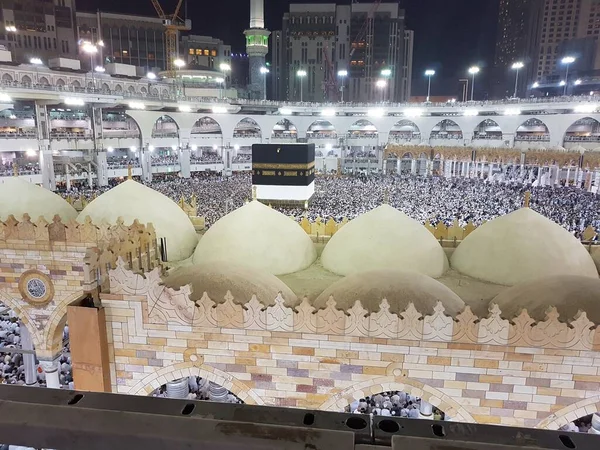 Mecca Saudi Arabia Agosto 2019 Pellegrini Musulmani Provenienti Tutto Mondo — Foto Stock