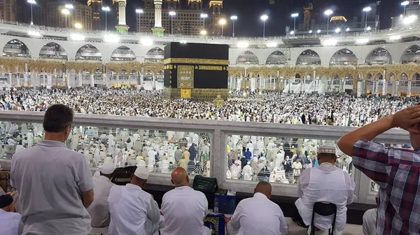 Mecca Saudi Arabia Sierpień 2019 Muzułmańscy Pielgrzymi Całego Świata Zebrali — Zdjęcie stockowe