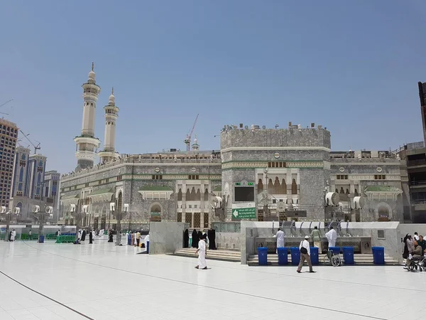 Mecca Saudi Arabia 2019 Augusztus Muszlim Zarándokok Világ Minden Tájáról — Stock Fotó