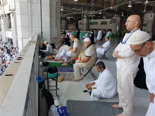 Mecca Saudi Arabia Agustus 2019 Peziarah Muslim Dari Seluruh Dunia — Stok Foto