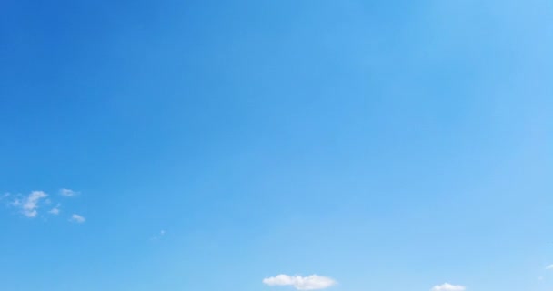 Nuages Blancs Avec Fond Bleu Ciel — Video