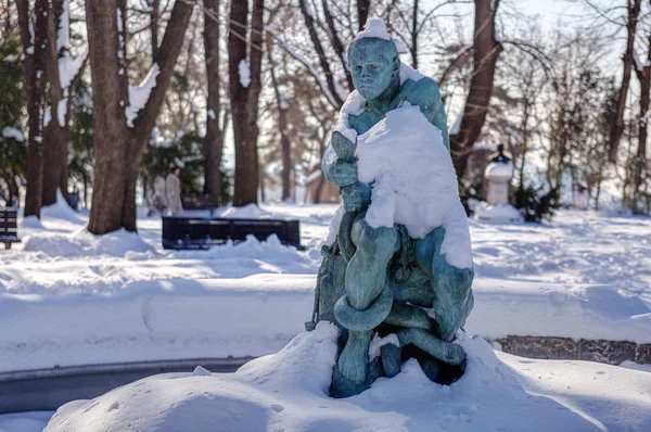 Şehir Parkı kar altında