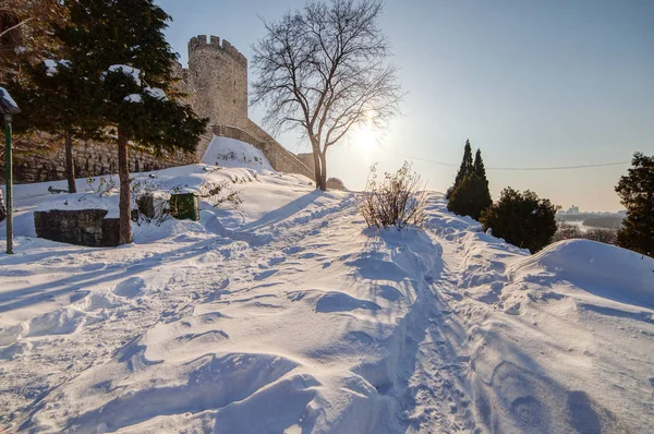 Kale duvarları parçası — Stok fotoğraf