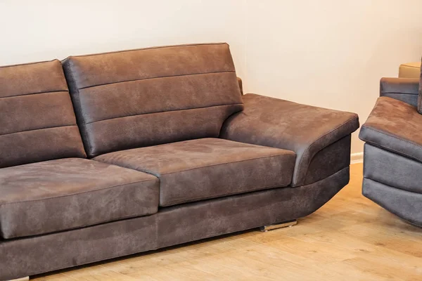 Modern Sofa Living Room Note Shallow Depth Field — Stock Photo, Image