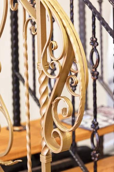 Decorations Made Wrought Iron Note Shallow Depth Field — Stock Photo, Image