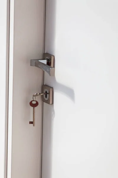 Система Закрытия Дверей Обратите Внимание Небольшую Глубину Резкости — стоковое фото