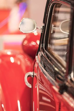 Arabanın, not alan sığ derinliği çeşitli detayları