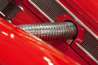 Arabanın, not alan sığ derinliği çeşitli detayları