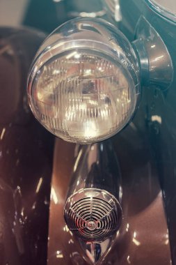 Farlar vintage arabalar, not alan sığ derinliği