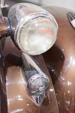 Farlar vintage arabalar, not alan sığ derinliği