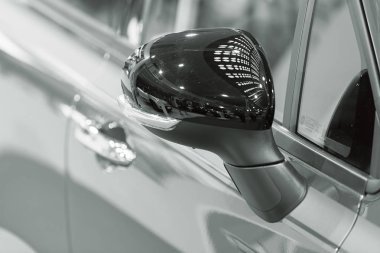 motorlu araçlar, not alan sığ derinliği üzerinde dikiz aynası