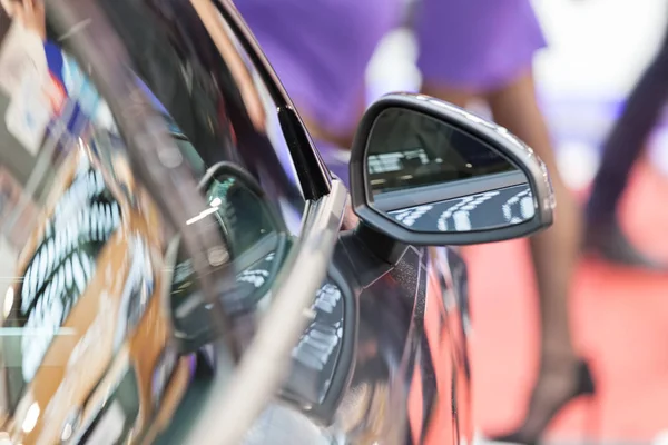 Rearview Mirror Motor Vehicle Note Shallow Depth Field — Stock Photo, Image