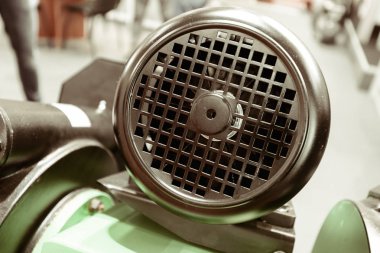 Arabanın, not alan sığ derinliği çeşitli detayları