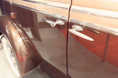 Arabanın, not alan sığ derinliği çeşitli detayları