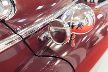 Arabanın, not alan sığ derinliği çeşitli detayları