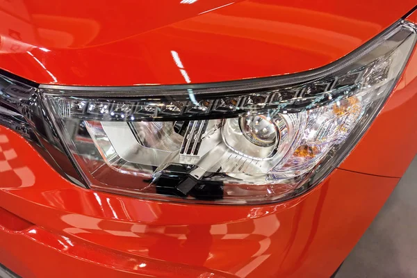 Type Headlights Vehicle Note Shallow Depth Field — Stock Photo, Image