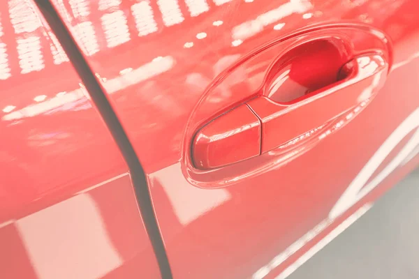Дверные Ручки Автомобилей Дверного Замка Обратите Внимание Небольшую Глубину Резкости — стоковое фото