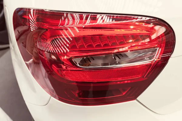 Brake Lights Vehicles Note Shallow Depth Field — Stock Photo, Image