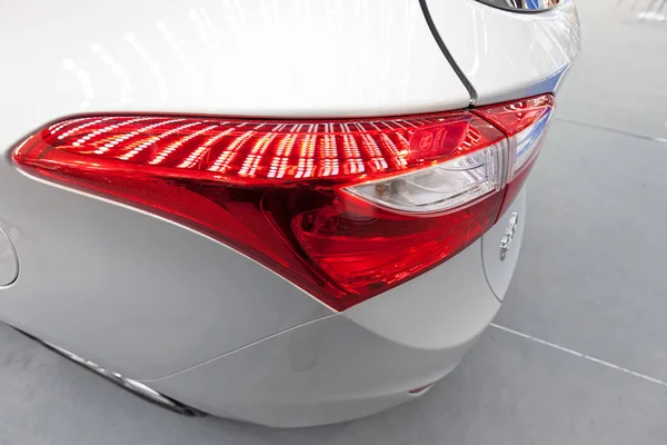 Brake Lights Vehicles Note Shallow Depth Field — Stock Photo, Image