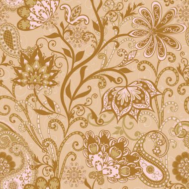 Etnik geleneksel tarzda seamless modeli.