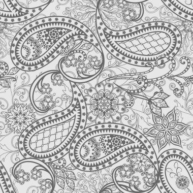 Etnik geleneksel tarzda seamless modeli.