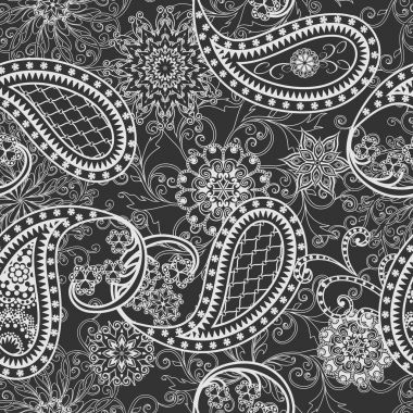 Etnik geleneksel tarzda seamless modeli.