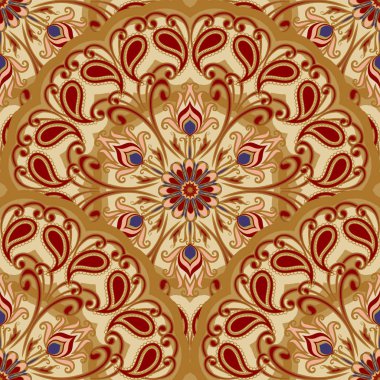 Mandalalar vektör seamless modeli. 