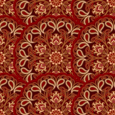 Mandalalar vektör seamless modeli. 