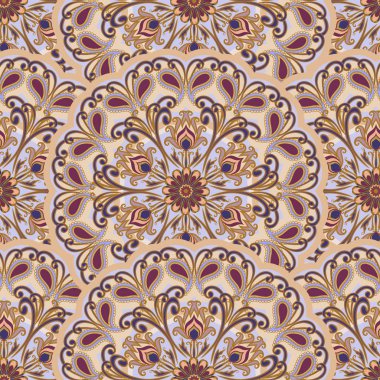 Mandalalar vektör seamless modeli. 