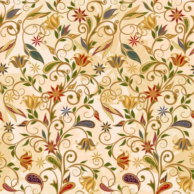 Etnik geleneksel tarzda seamless modeli.