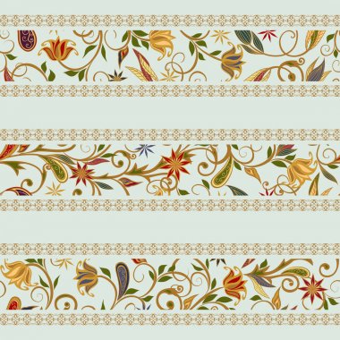 Etnik geleneksel tarzda seamless modeli.