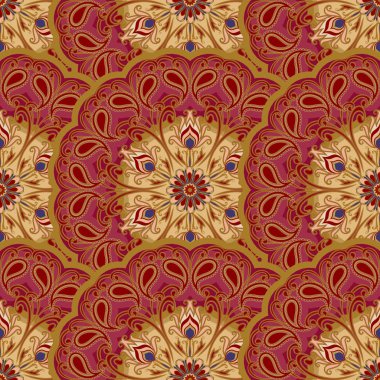 Mandalalar vektör seamless modeli. 