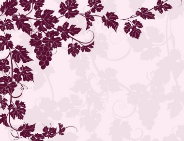 Arka plan ile üzüm.