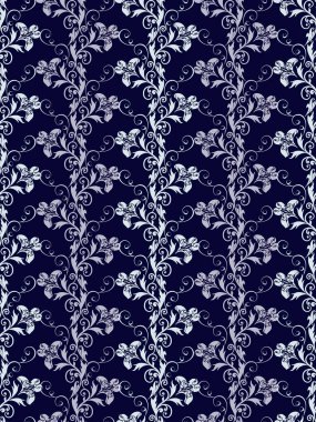 Hacimsel sorunsuz çiçek desenli arka plan.