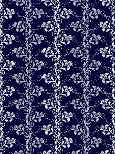 Hacimsel sorunsuz çiçek desenli arka plan.