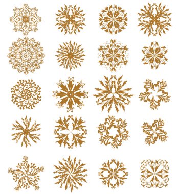 Mandala. Doğu tarzında süslemeli çiçek aranjmanları..