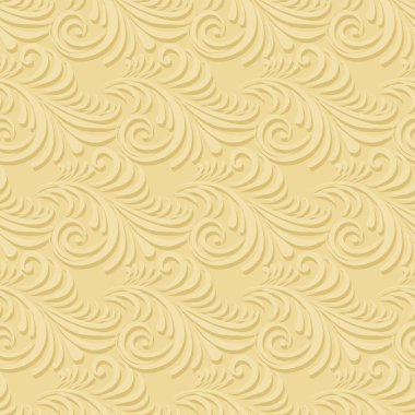 Hacimsel sorunsuz çiçek desenli arka plan.