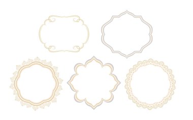 İzole edilmiş arkaplanlar, çerçeveler