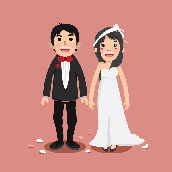 Wedding Character - vector — Stock Vector