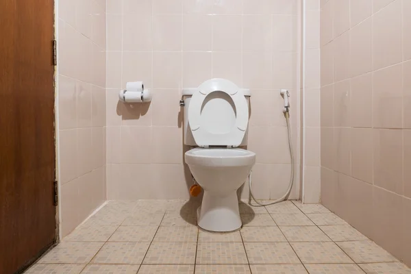 WC-skål i ett badrum. — Stockfoto