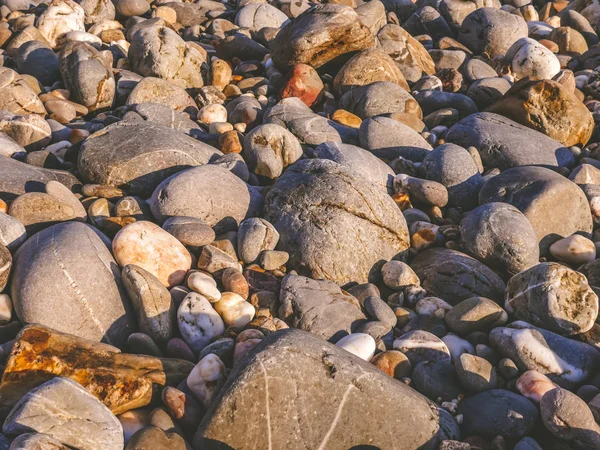 Stones on the beach, Pebbles as abstract background — Stock Photo, Image