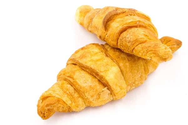 Croissants White Background — Stock Photo, Image