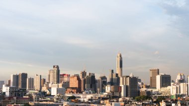 Modern bina iş bölgesinde, Bangkok şehir, Tayland.